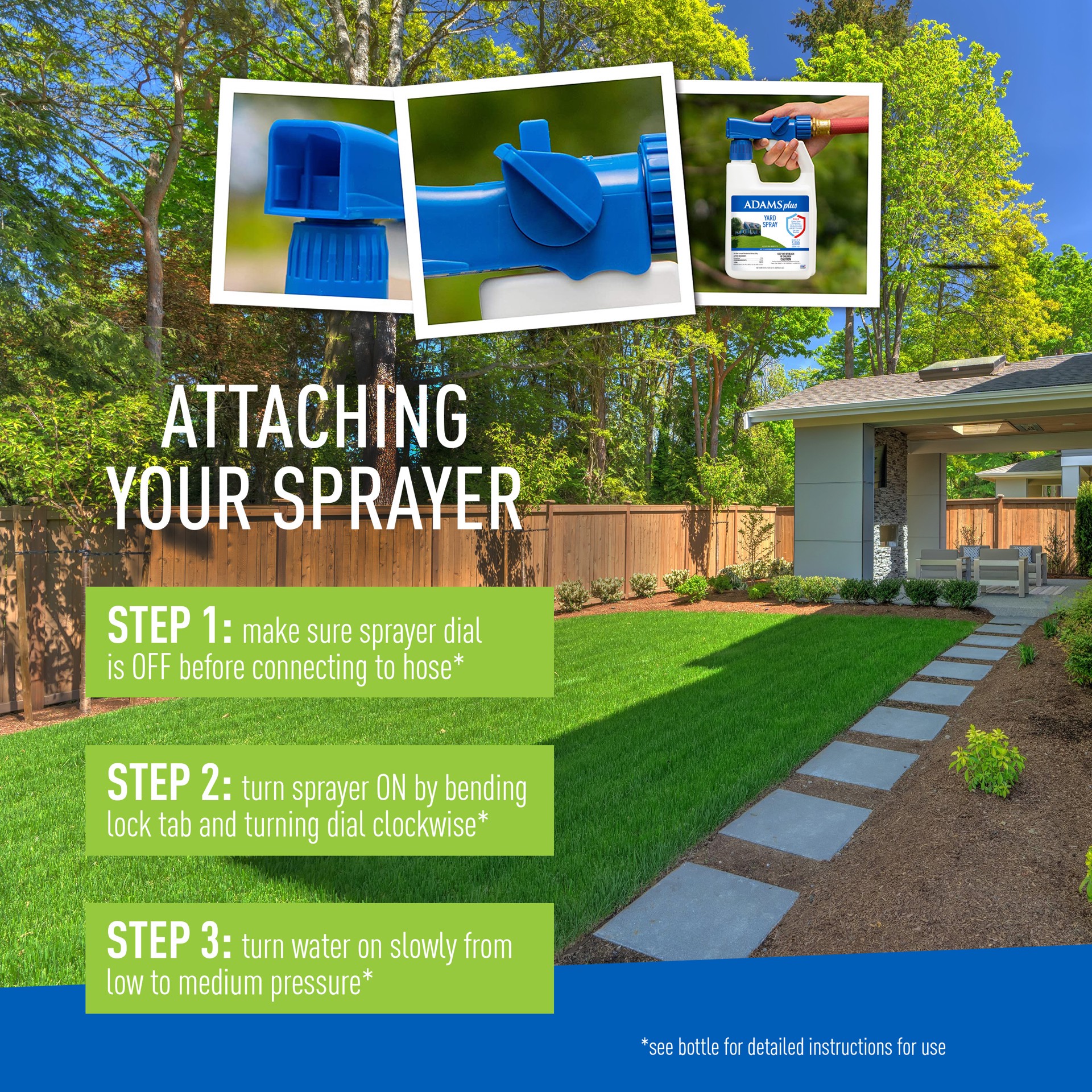 slide 2 of 9, Adams Plus Yard Spray 32 fluid ounces, 32 oz