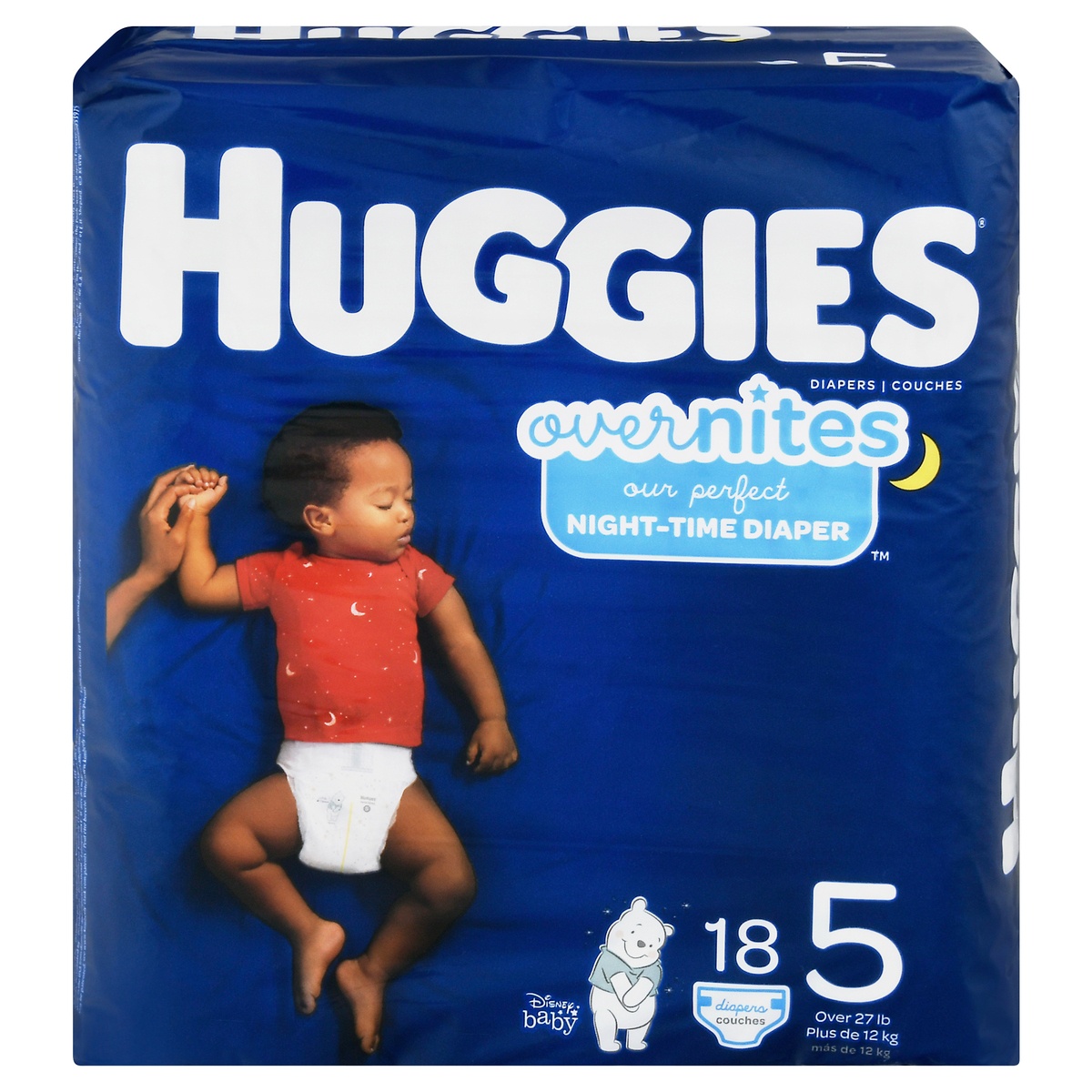 slide 1 of 1, Huggies Diapers Disney Baby 5 (Over, 18 ct