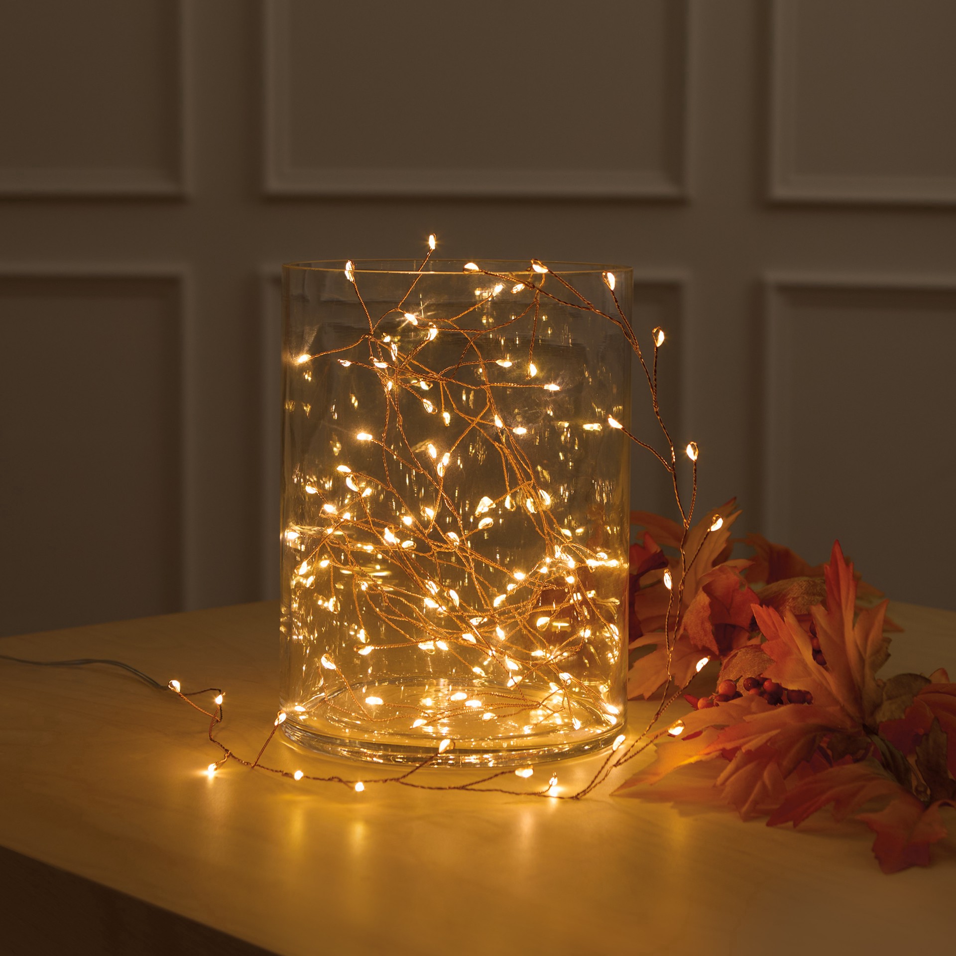 slide 4 of 4, 120ct. Warm White Led Firecracker String Lights By Ashland, 120 ct
