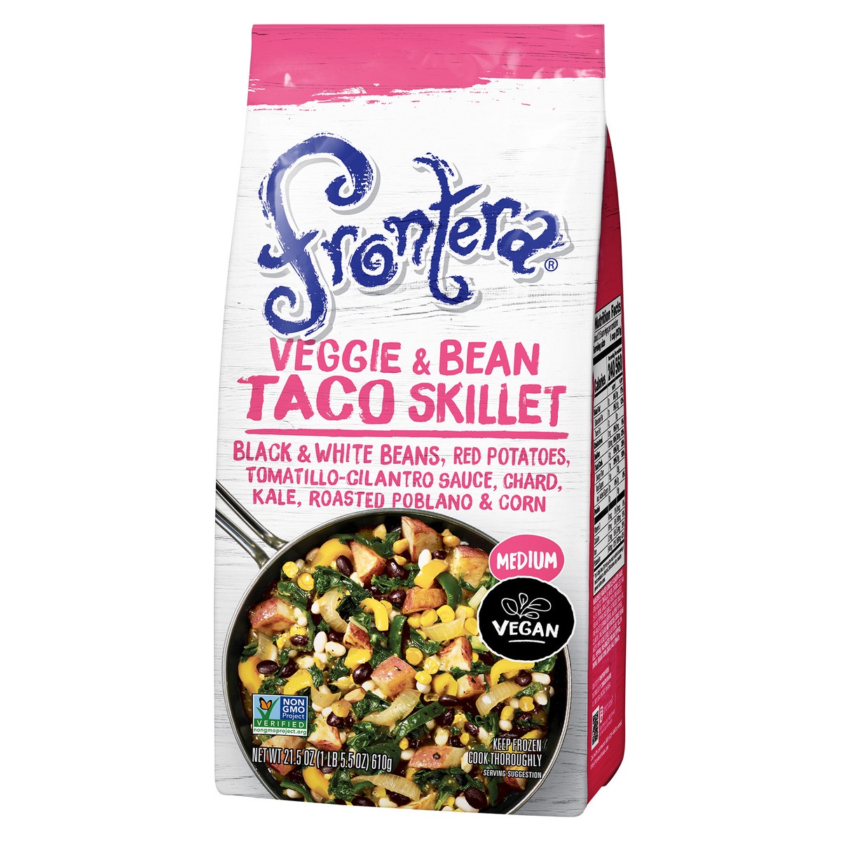 slide 10 of 13, Frontera Medium Veggie & Bean Taco Skillet 21.5 oz, 21.5 oz