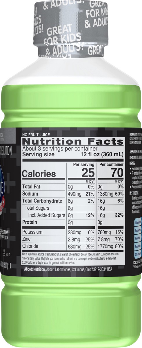 slide 6 of 10, Pedialyte AdvancedCare Plus Kiwi Berry Mist Electrolyte Solution - 33.8 fl oz, 33.8 fl oz