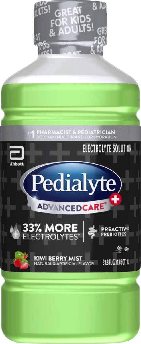 slide 3 of 10, Pedialyte AdvancedCare Plus Kiwi Berry Mist Electrolyte Solution - 33.8 fl oz, 33.8 fl oz