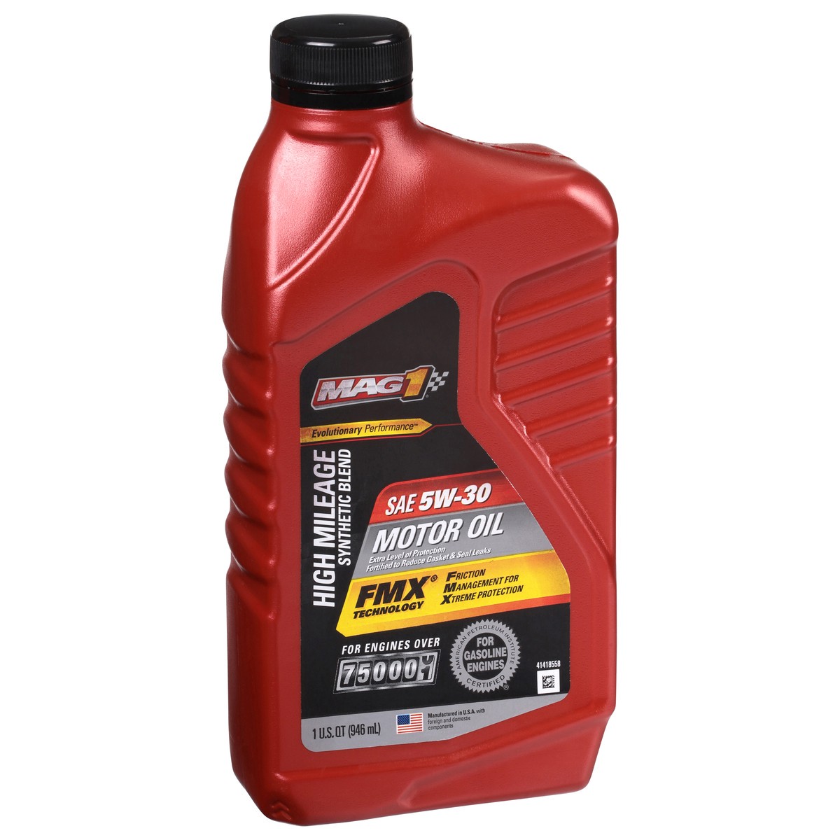 slide 3 of 4, Mag 1 5W-30 Synthetic Blnd High Mlg, 1 qt