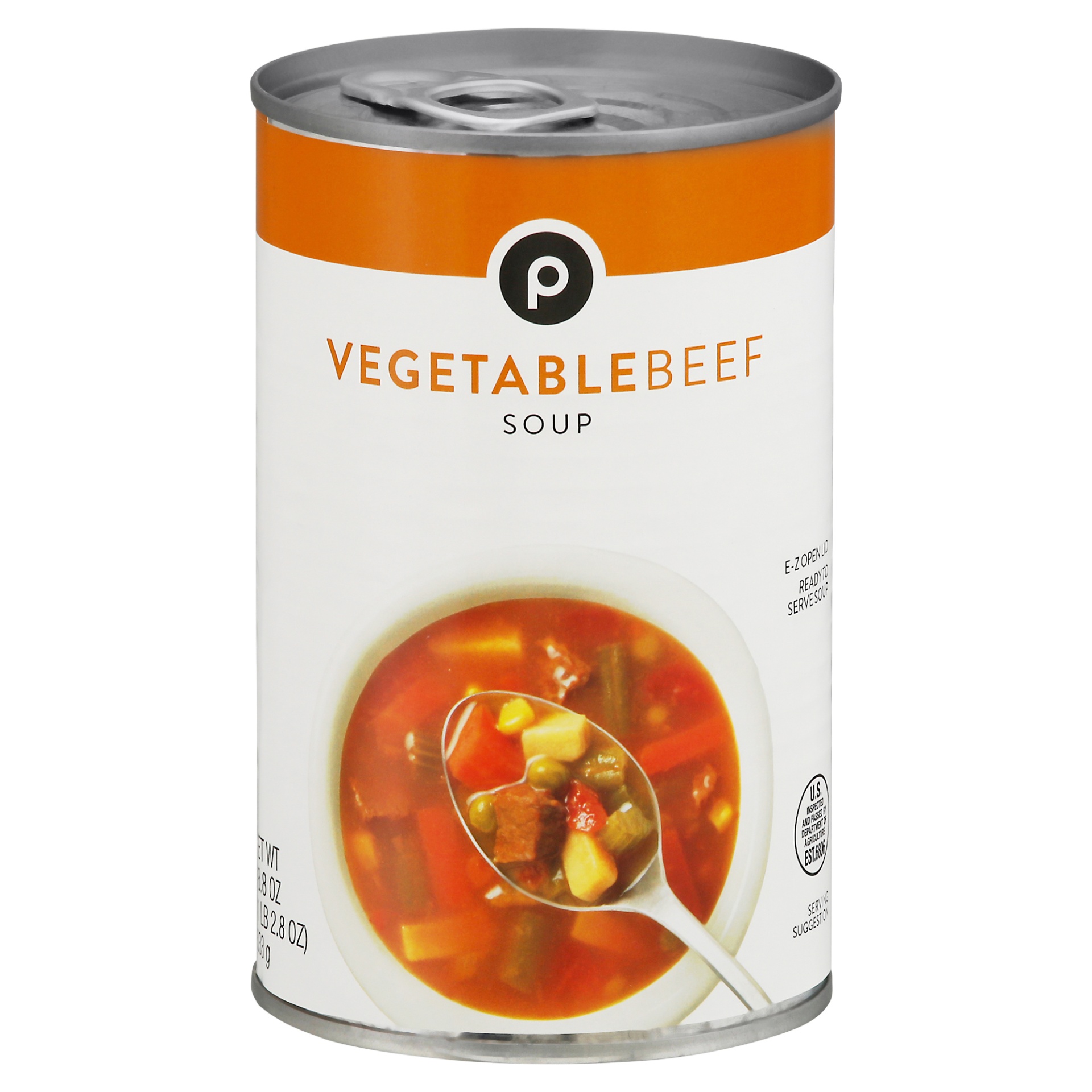 slide 1 of 1, Publix Vegetable Beef Soup - 18.8 oz, 18.8 oz