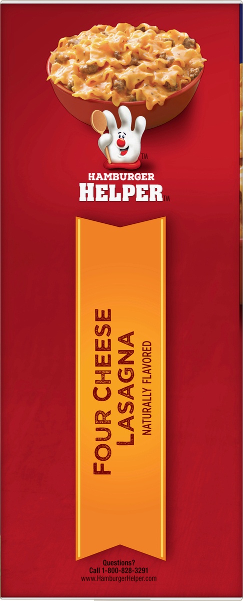 slide 7 of 11, Hamburger Helper Hamburger Helper Four Cheese Lasagna, 11.4 oz