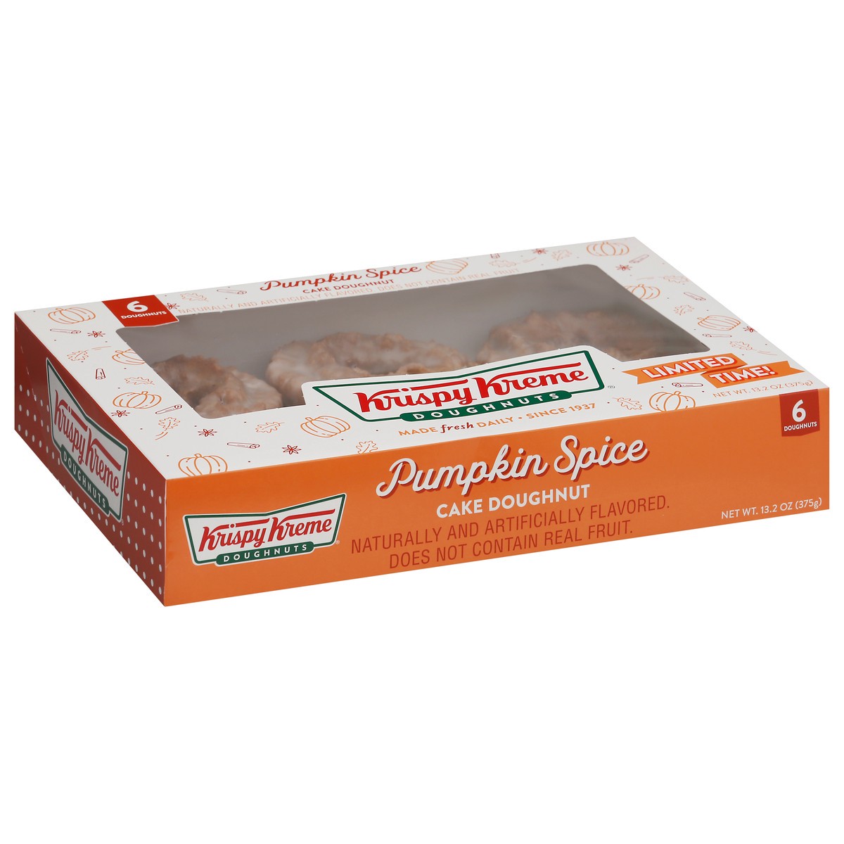 slide 5 of 13, Krispy Kreme Pumpkin Spice Doughnuts 6pk / 12 oz, 14 oz