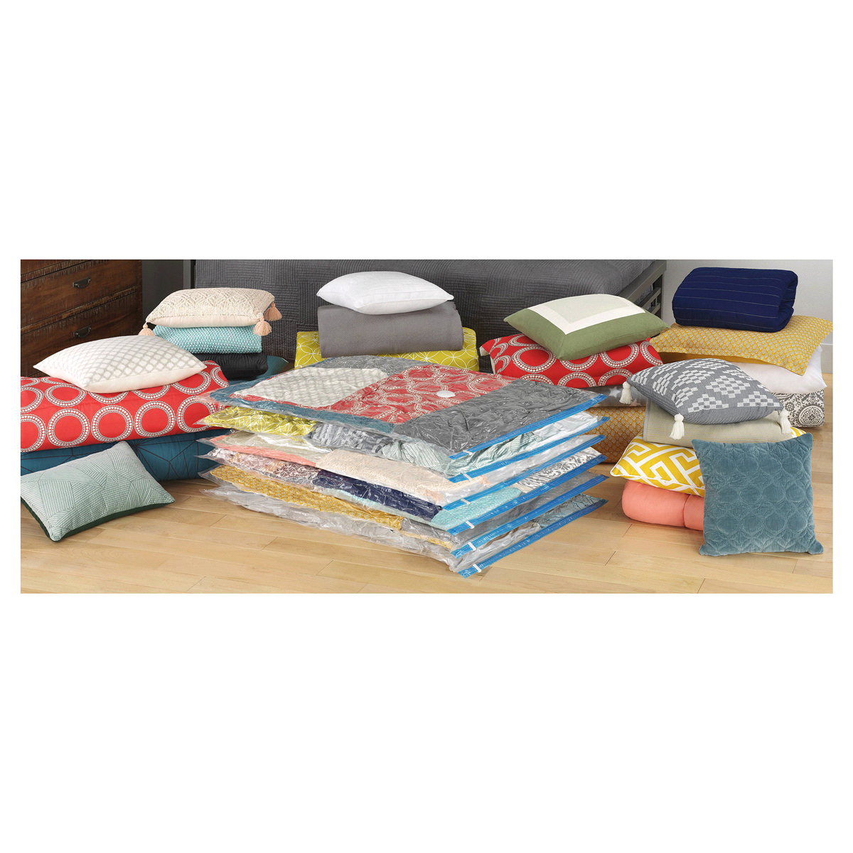 slide 9 of 9, Whitmor Spacemaker Vacuum Bags, Jumbo, 1 ct