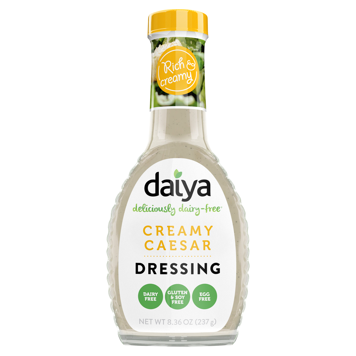 slide 1 of 2, Daiya Dairy Free Creamy Caesar Dairy-Free Dressing, 8.36 oz
