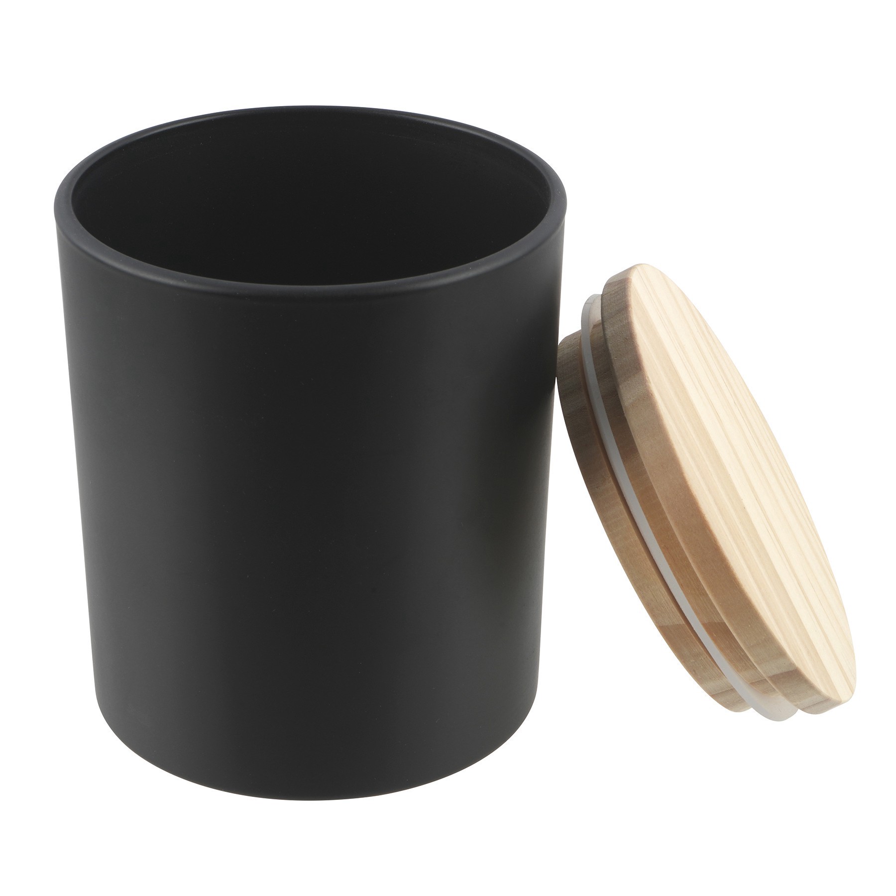 slide 2 of 3, 8oz. Frosted Black Candle Jars, 2ct. By Make Market, 2 ct