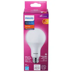 Philips 29-Watt (150-Watt) A21 Extra Light Warm Glow Led Light Bulbs