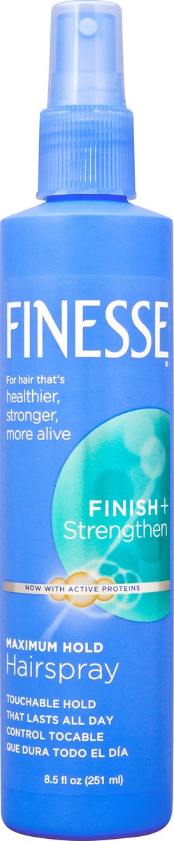 slide 7 of 11, Finesse Max Hold Non Aerosol Hairspray, 8.5 fl oz