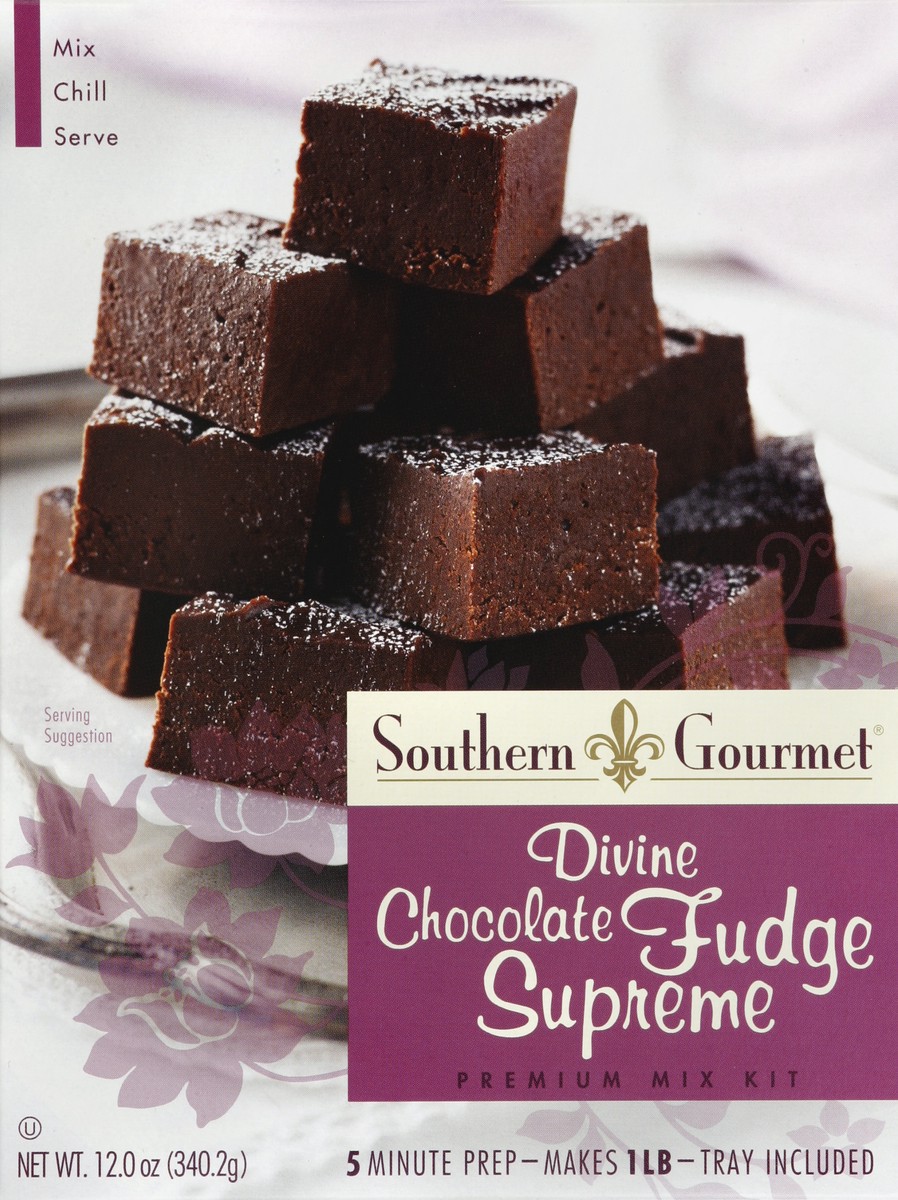 slide 2 of 4, Southern Gourmet Divine Chocolate Fudge Supreme Premium Mix Kit, 12 oz