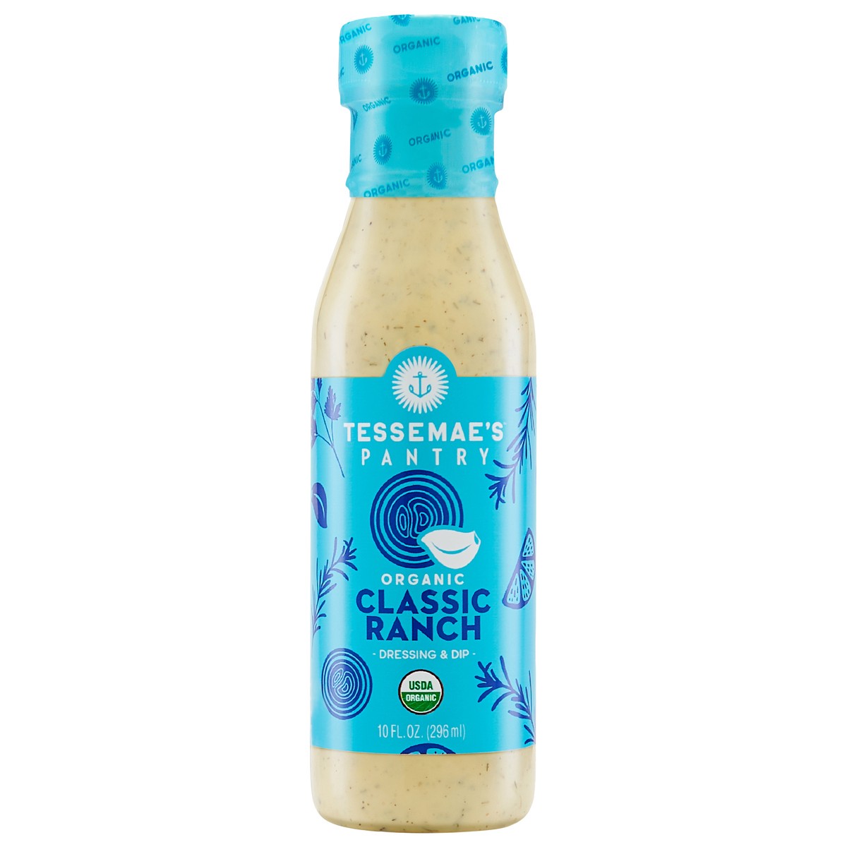 slide 1 of 13, Tessemae's Classic Ranch Dressing, 10 fl oz