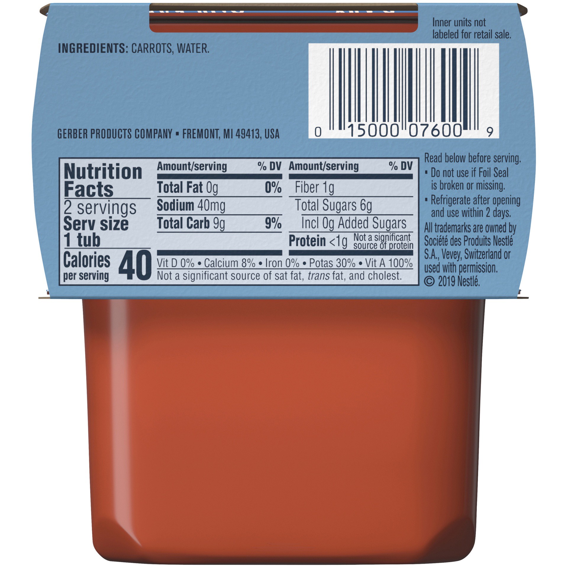 slide 17 of 17, Gerber 2nd Foods Natural for Baby Butternut Squash Baby Food, 4 oz. Tubs, 2 Count, 2 ct