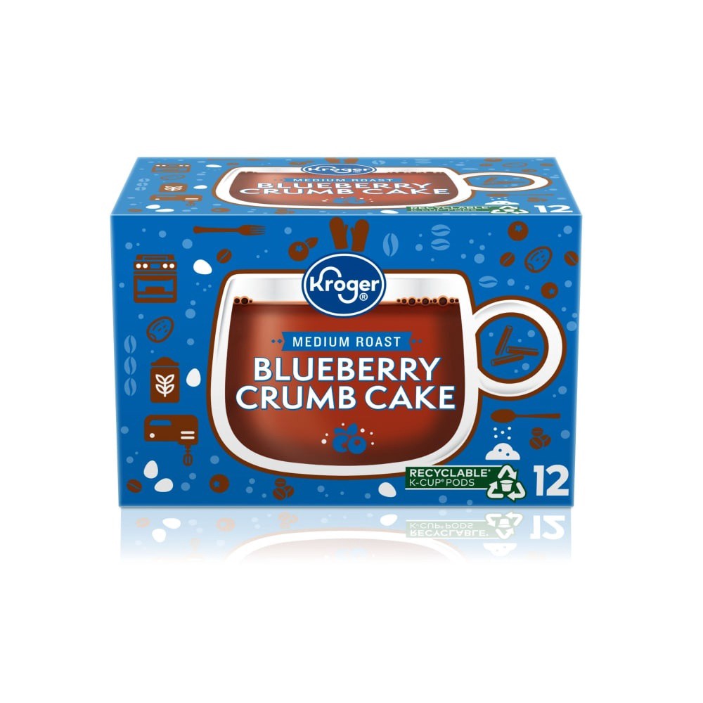 Kroger Blueberry Crumb Cake Coffee KCup Pods 12 ct Shipt