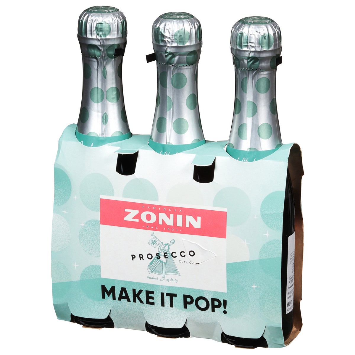 slide 2 of 4, Zonin Sparkling Wine, Extra Dry, 3 ct
