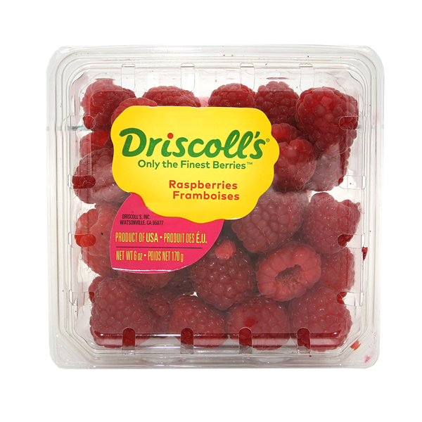 slide 1 of 1, Driscoll's Raspberries, 6 oz