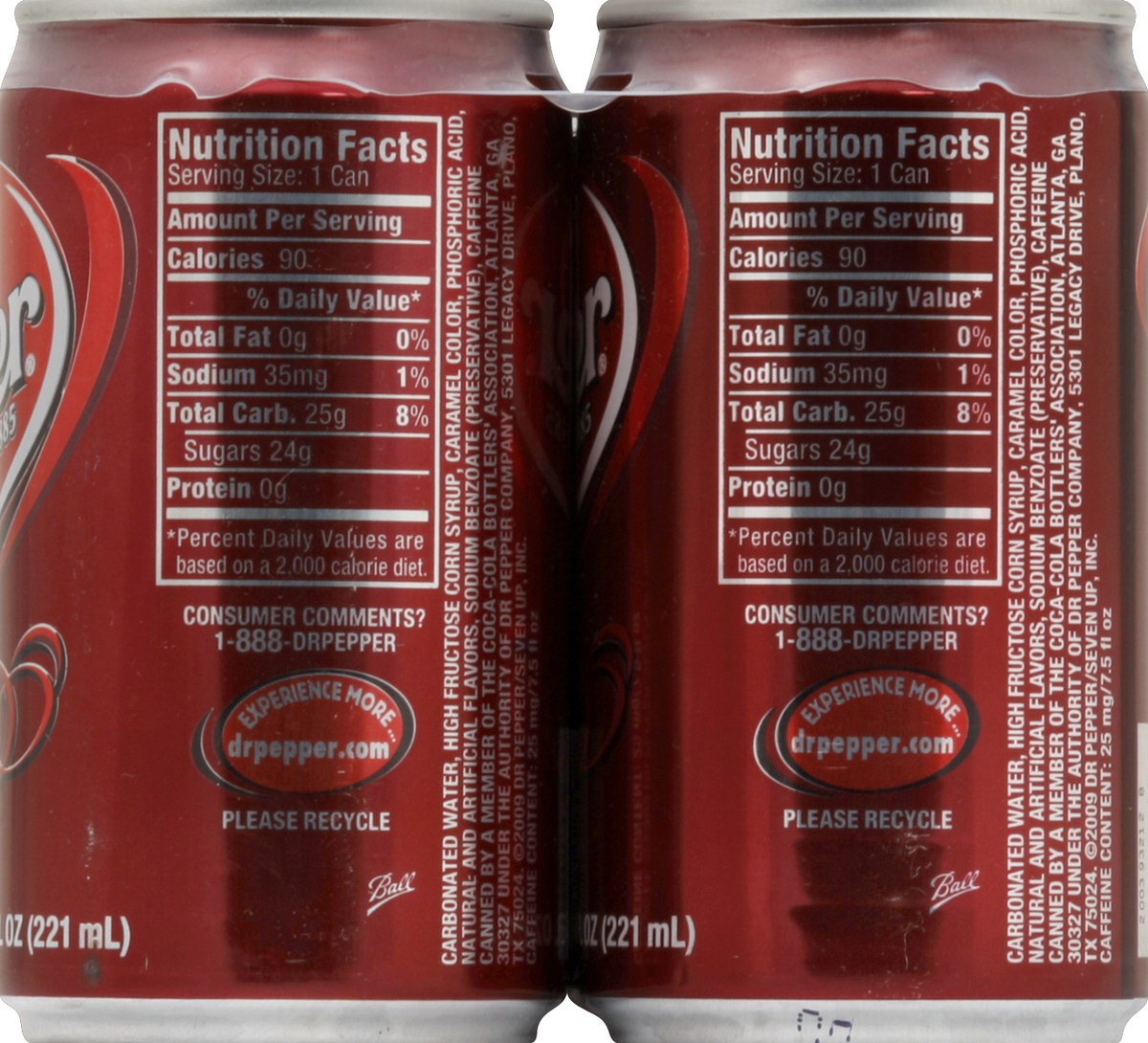 slide 2 of 4, Dr Pepper - 8 ct; 8 fl oz, 8 ct; 7.5 fl oz