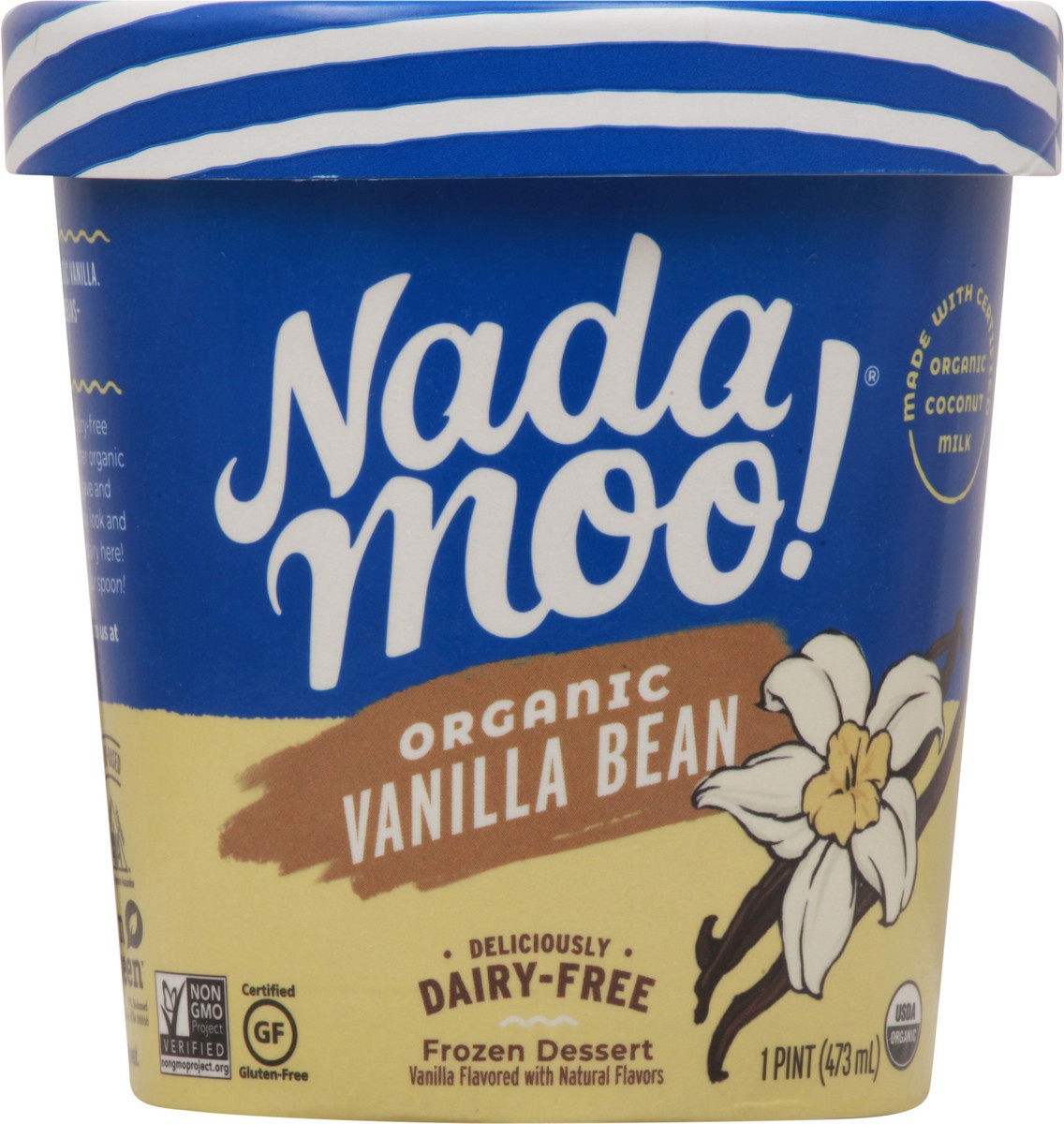 slide 5 of 14, NadaMoo Organic Vanilla Bean Frozen Dessert 1 pt, 1 pint