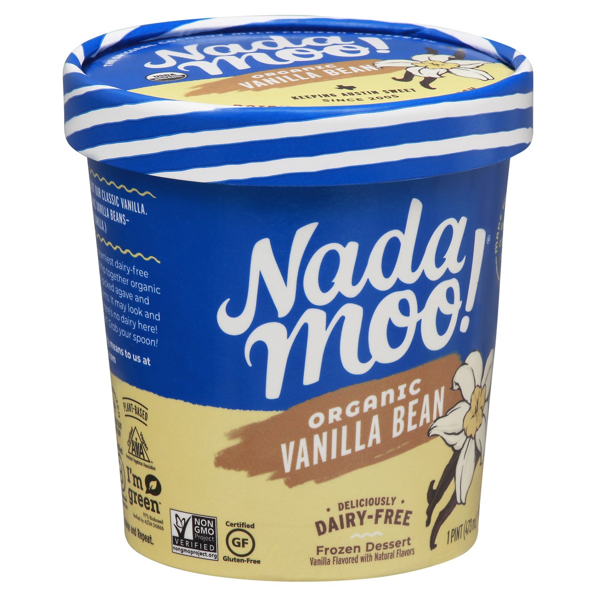 slide 6 of 14, NadaMoo Organic Vanilla Bean Frozen Dessert 1 pt, 1 pint