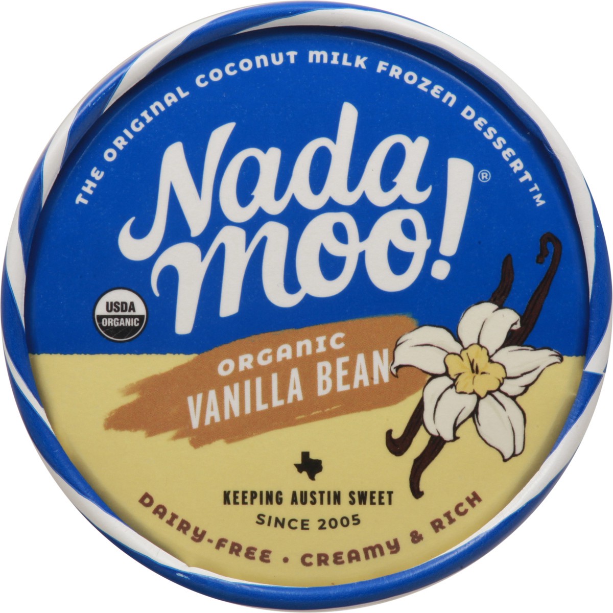 slide 8 of 14, NadaMoo Organic Vanilla Bean Frozen Dessert 1 pt, 1 pint