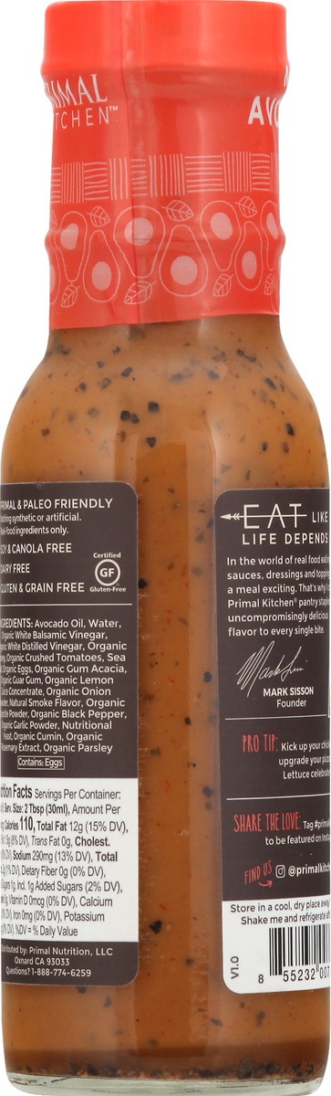 slide 4 of 11, Primal Kitchen Dairy-Free Barbeque Ranch Dressing with Avocado Oil, 8 fl oz