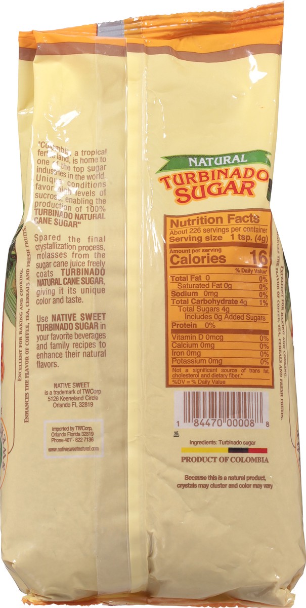 slide 5 of 9, Native Sweet Natural Turbinado Sugar 32 oz, 32 oz