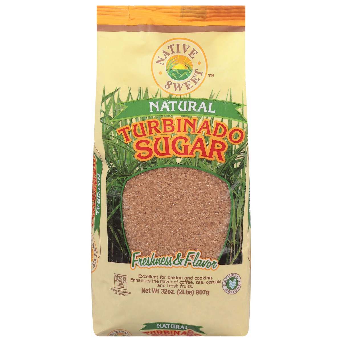 slide 1 of 9, Native Sweet Natural Turbinado Sugar 32 oz, 32 oz