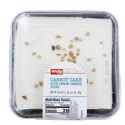 Weis Quality Carrot Cake