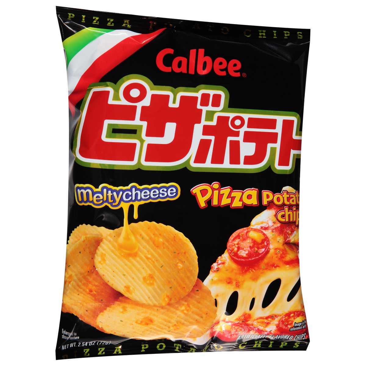 slide 2 of 9, Calbee Pizza Melty Cheese Potato Chips 2.54 oz, 2.54 oz