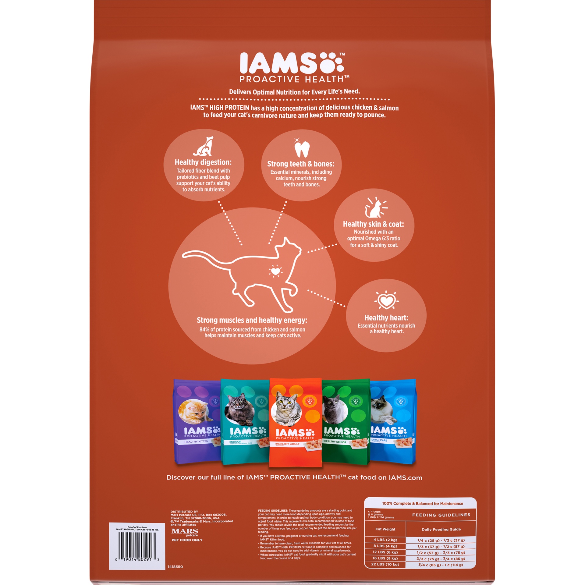 IAMS Proactive Health High Protein Adult Dry Cat Food Shipt