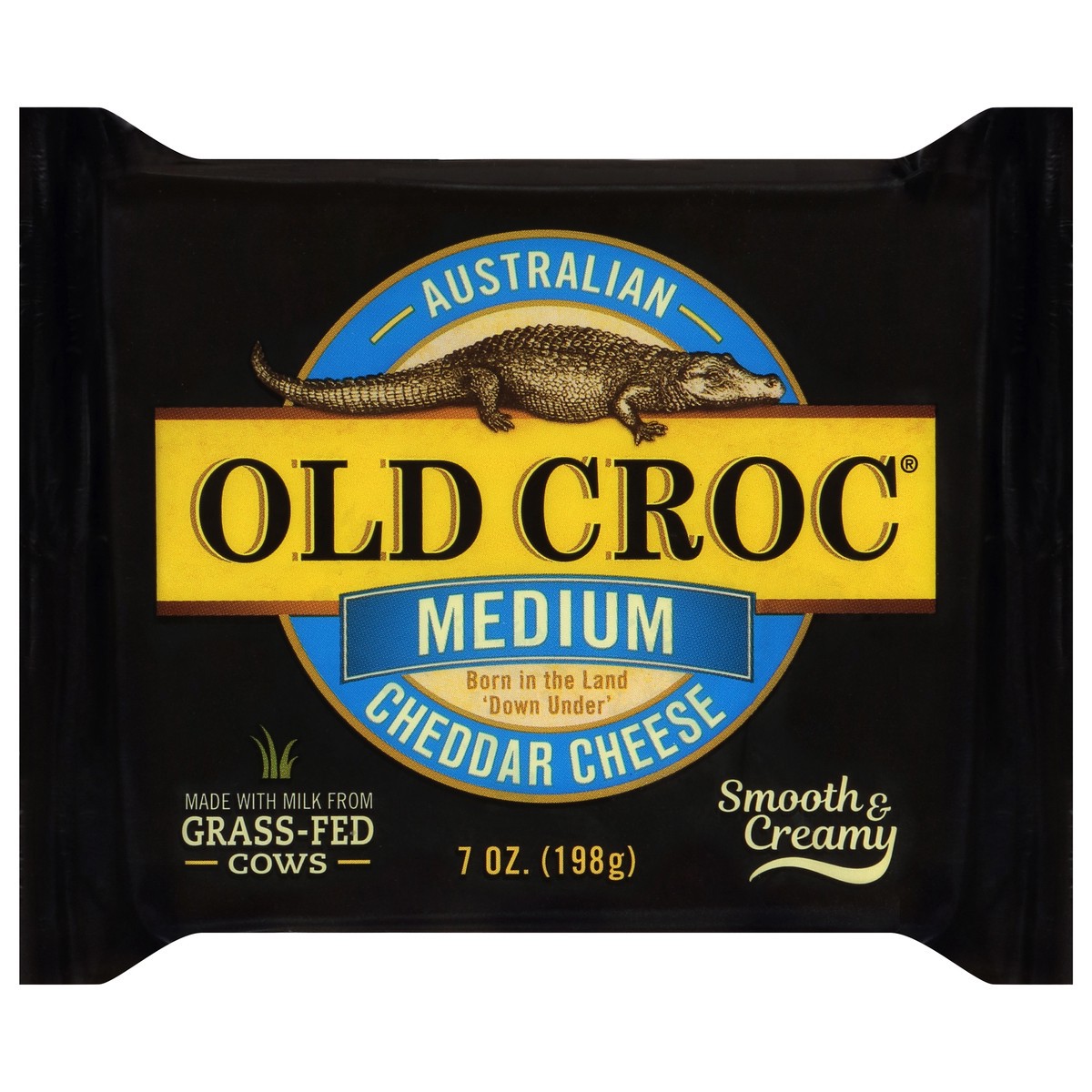 slide 1 of 14, Old Croc Medium Cheddar, 7 oz