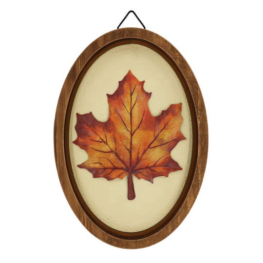 slide 1 of 4, 8.5" Maple Leaf Wall Decor By Ashland, 5.8 in x 0.7 in x 8.37 in