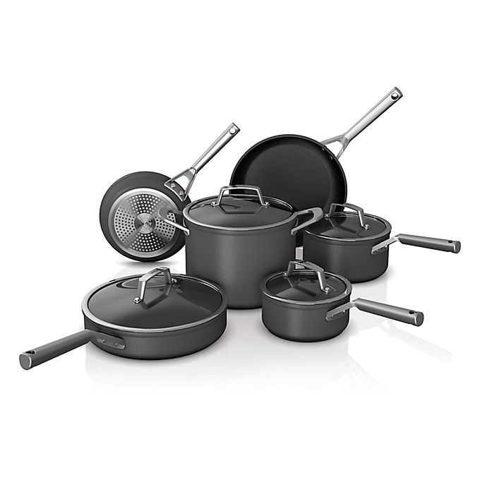 slide 1 of 1, Ninja Foodi NeverStick Premium Hard-Anodized Cookware Set, 10 ct