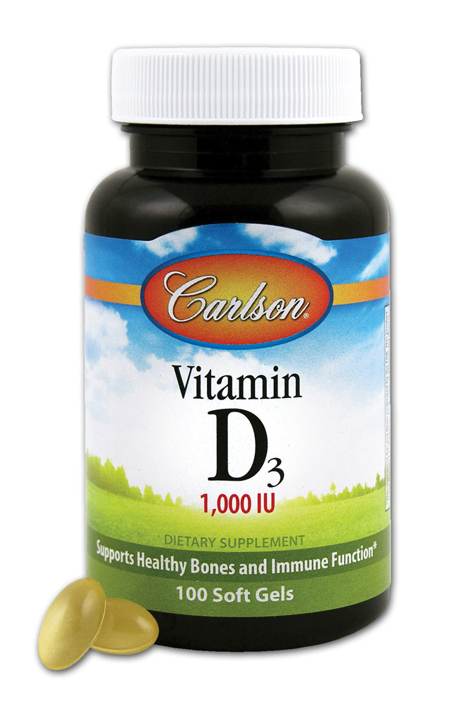 slide 1 of 1, Carlson Vitamin D3 Gummies, 100 ct