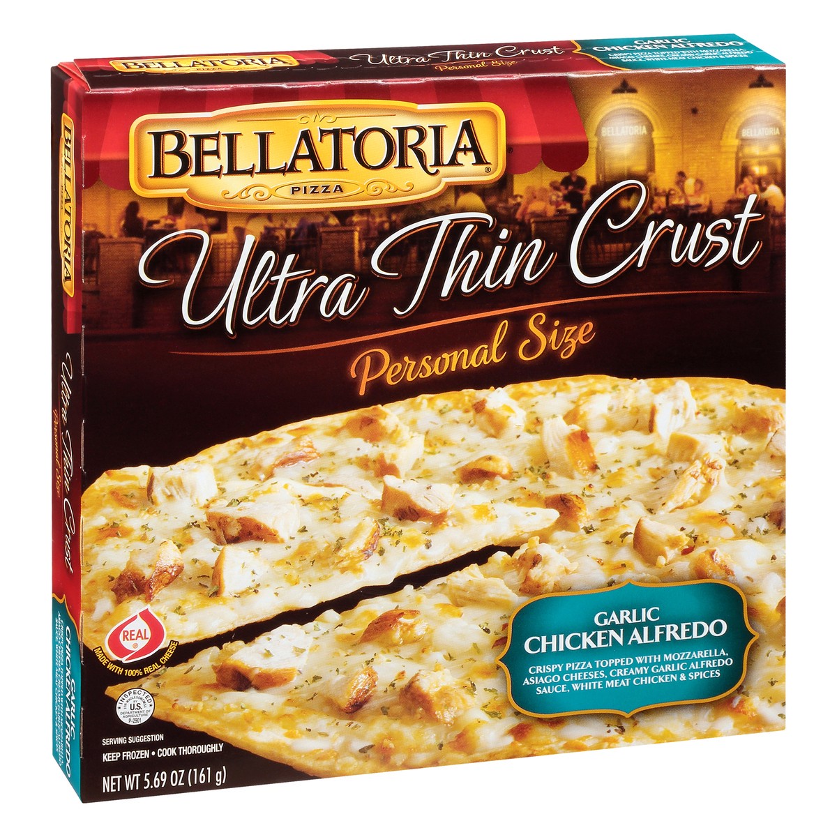 slide 13 of 13, Bellatoria Pizza Personal Garlc Chix Alf, 5.69 oz