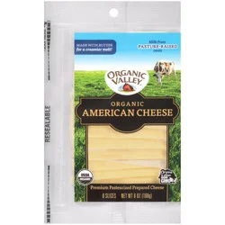 Organic Valley Organic American Cheese Slices 8 ct Bag