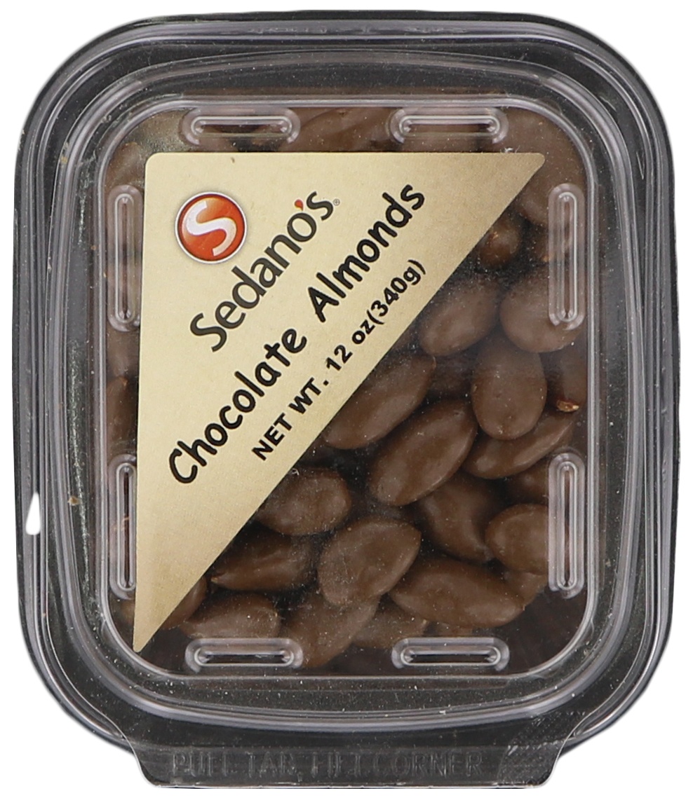 slide 1 of 1, Sedanos Chocolate Almonds, 1 ct