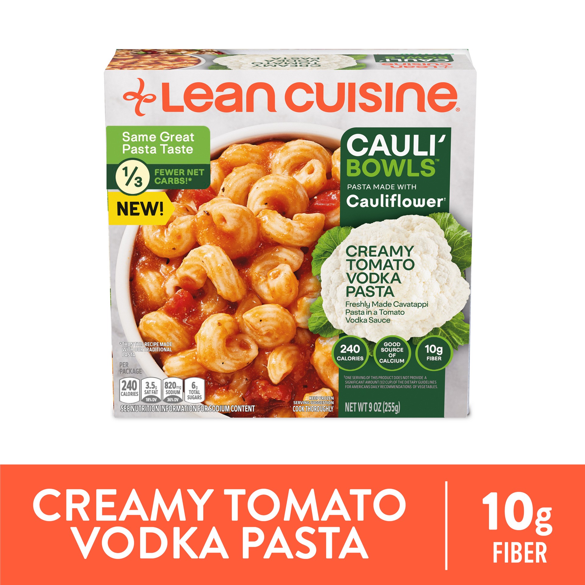 slide 1 of 2, Lean Cuisine Cauli' Bowls Creamy Tomato Vodka Pasta Frozen Meal, 9 oz