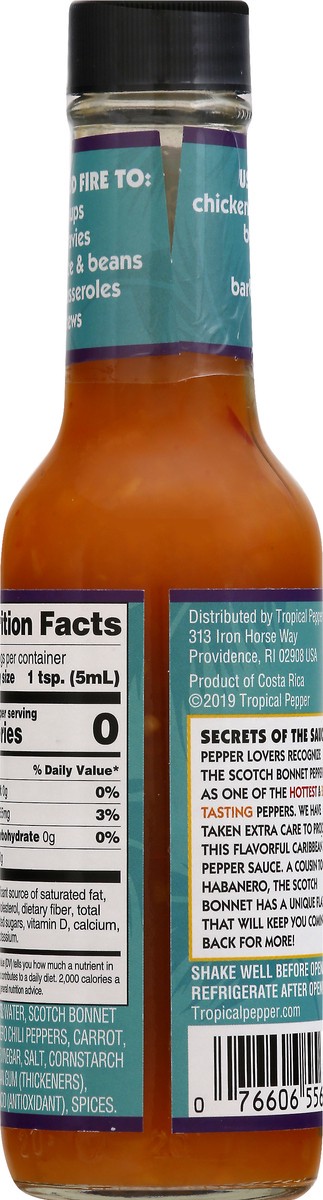 slide 5 of 9, Tropical Pepper Co. Scotch Bonnet Caribbean Pepper Sauce, 5 fl oz