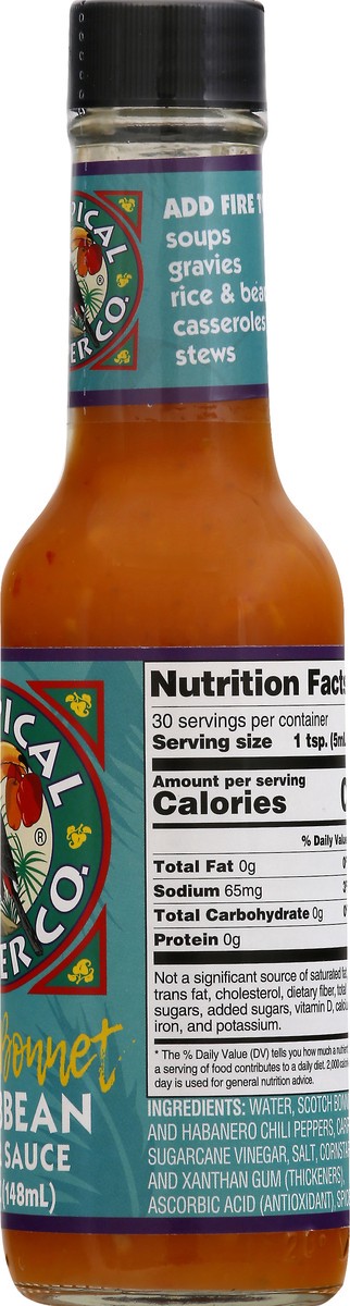 slide 8 of 9, Tropical Pepper Co. Scotch Bonnet Caribbean Pepper Sauce, 5 fl oz