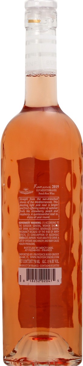 slide 8 of 10, Berne 2019 Mediterranee Romance French Rose Wine 750 ml, 750 ml