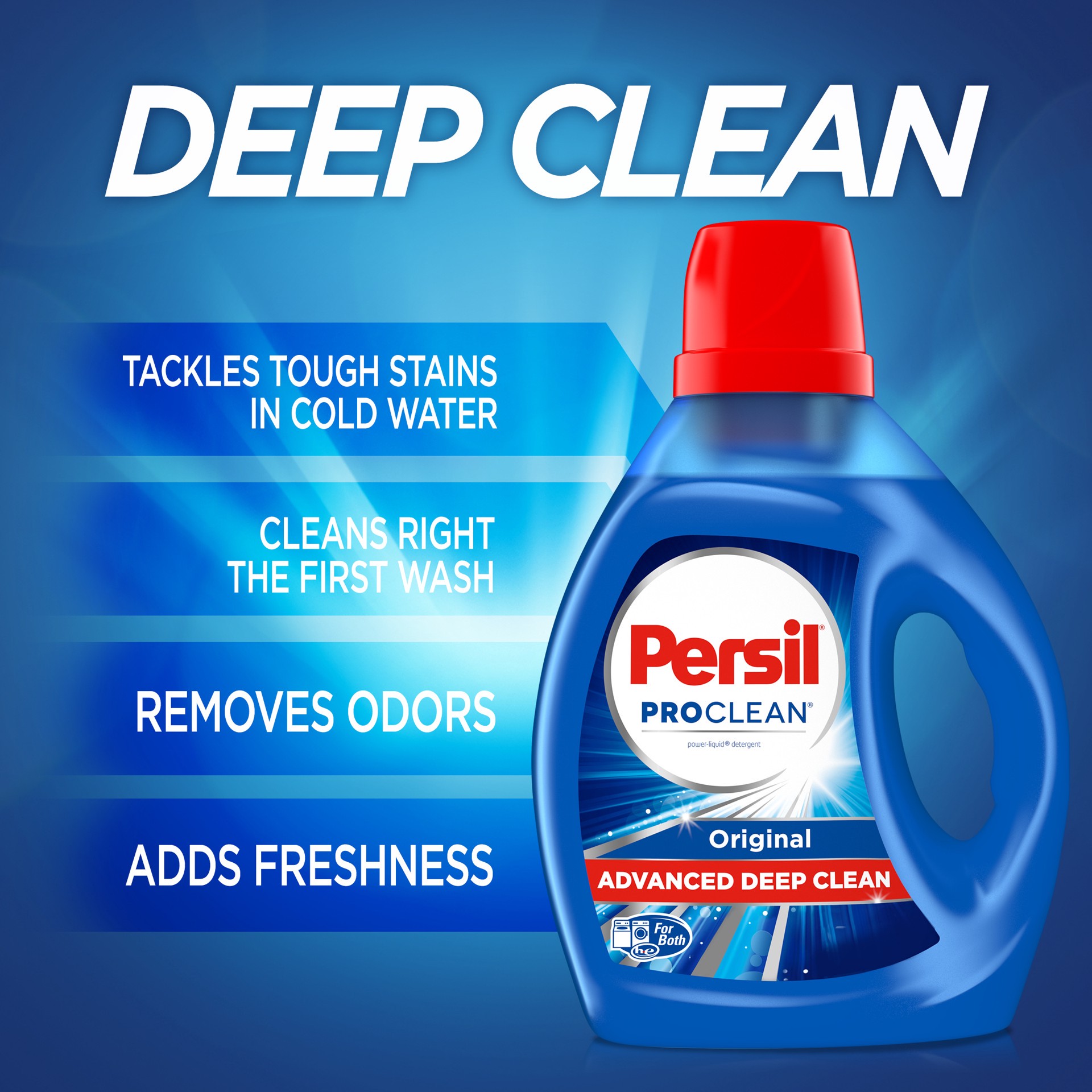 slide 2 of 3, Persil Original Everyday Clean Liquid Laundry Detergent, 100 Fluid Ounces, 64 Loads, 100 fl oz