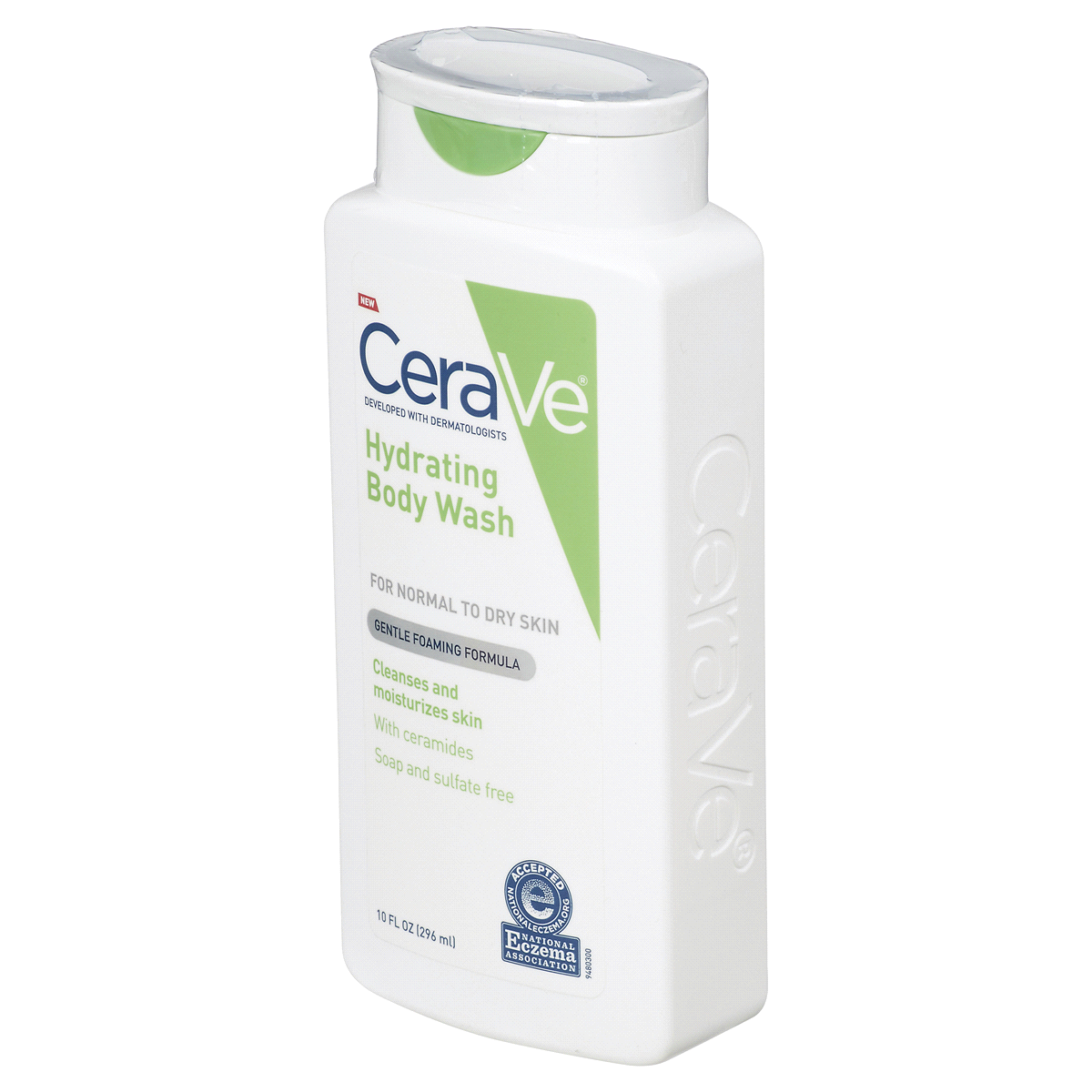 CeraVe Gentle Hydrating Body Wash Moisturizes Normal to Dry Skin 10 oz