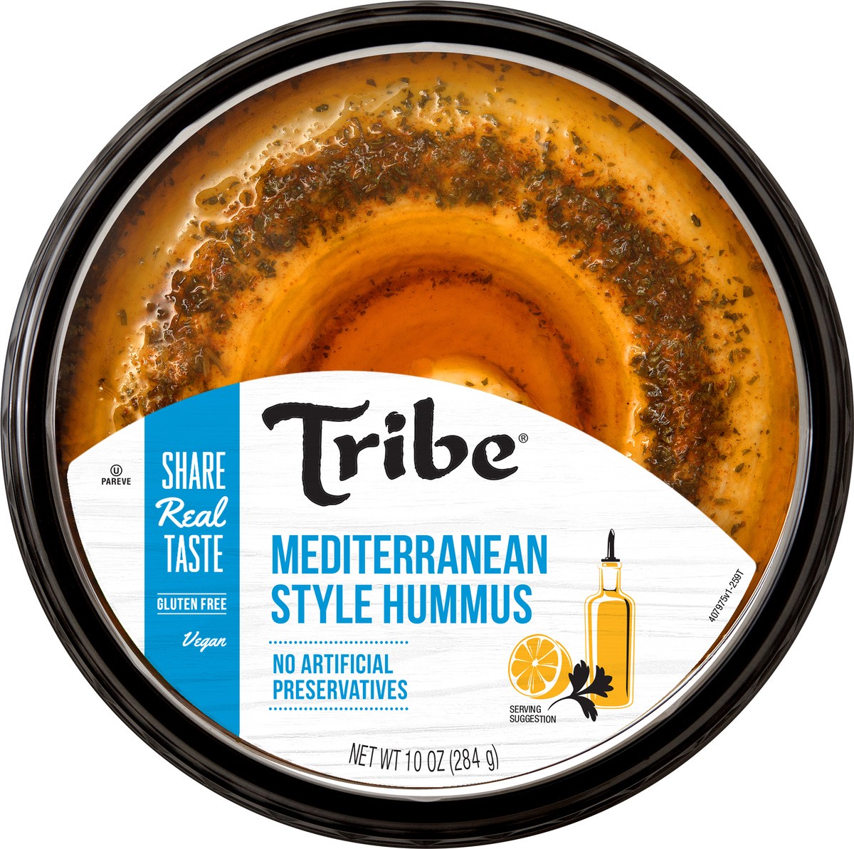 slide 9 of 9, Tribe Mediterranean Style Hummus 10 oz, 10 oz