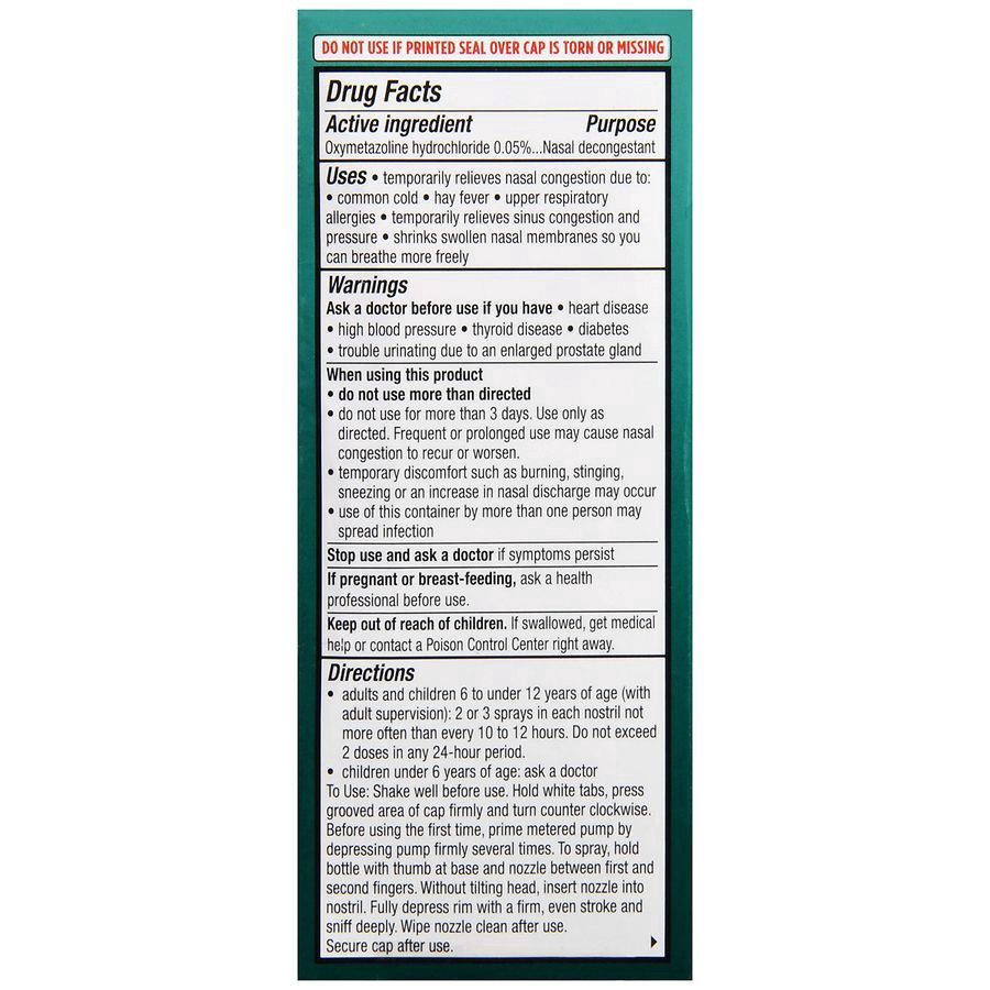 slide 2 of 5, Walgreens 12 Hour Maximum Strength No Drip Severe Anefrin Nasal Spray, 0.5 fl oz