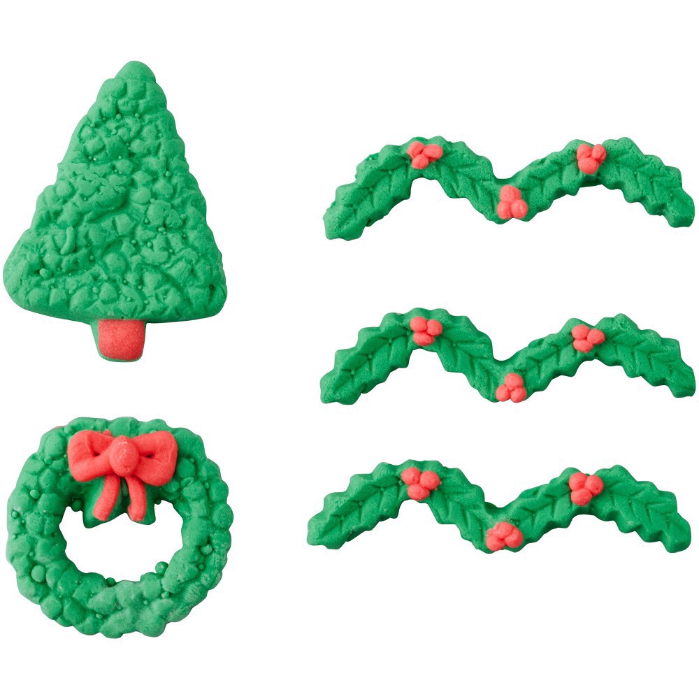 slide 3 of 3, Wilton Gingerbread House Holiday Trim Candy Decorations, 5 ct