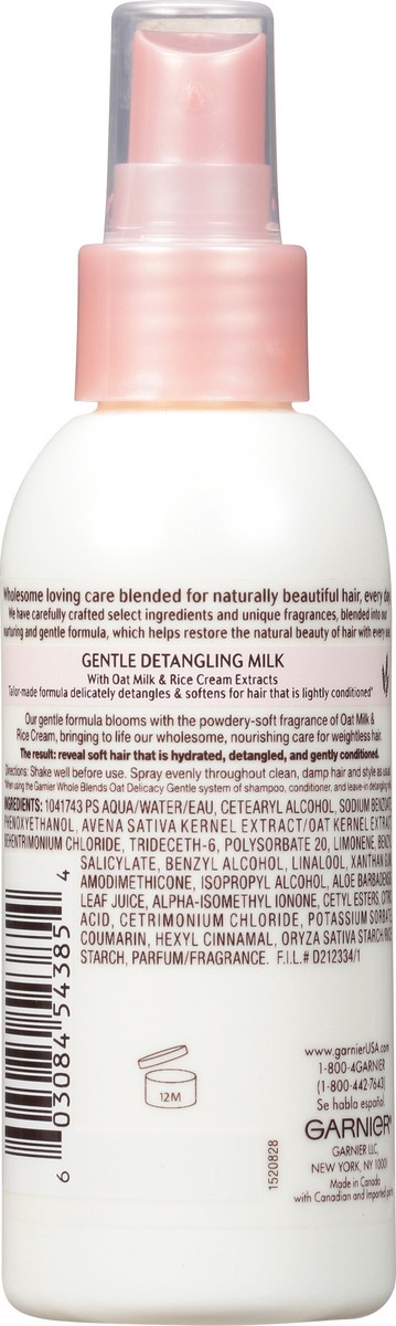 slide 5 of 9, Whole Blends Garnier Whole Blends Gentle Detangling Hair Milk, 5 oz