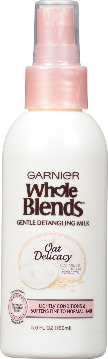 slide 6 of 9, Whole Blends Garnier Whole Blends Gentle Detangling Hair Milk, 5 oz