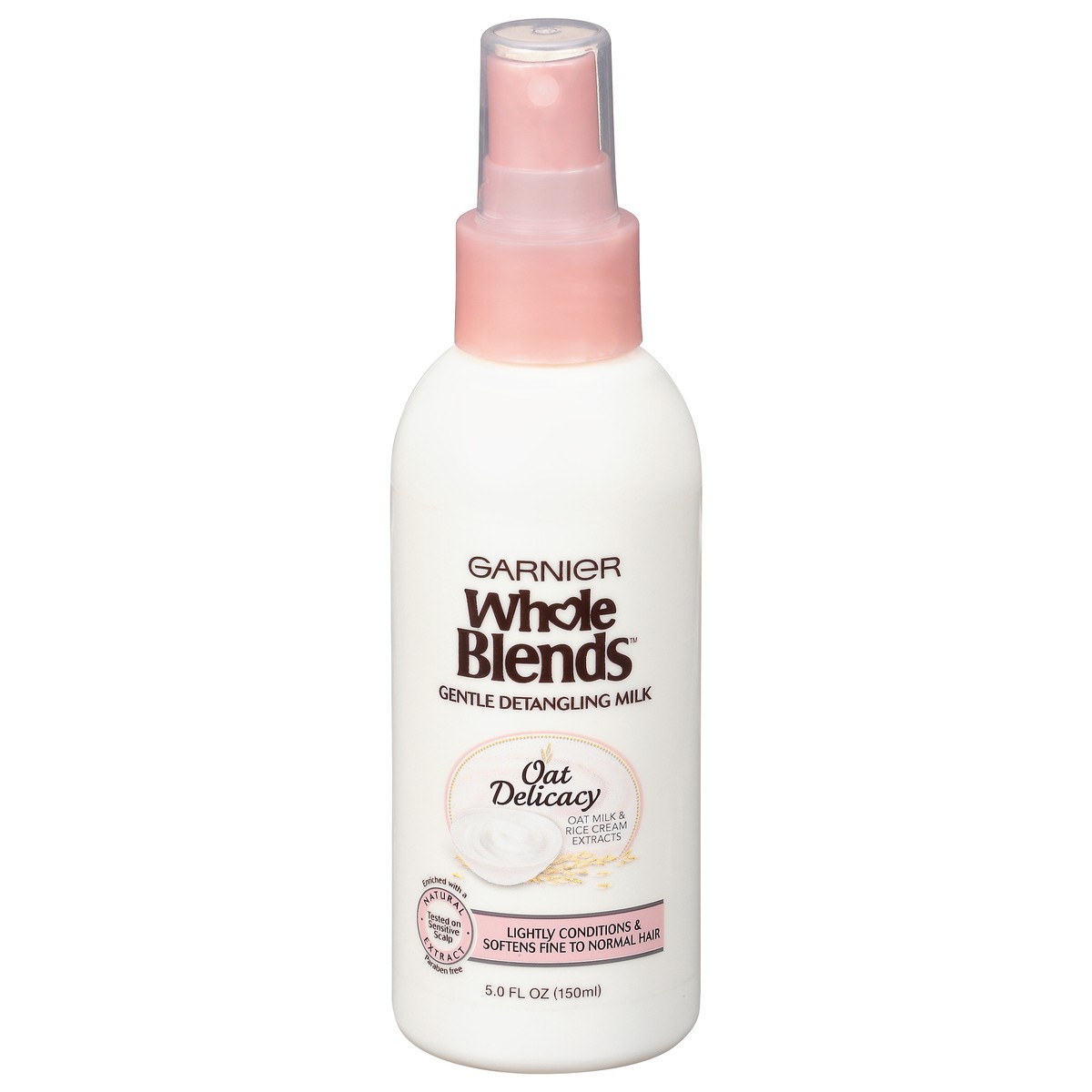 slide 1 of 9, Whole Blends Garnier Whole Blends Gentle Detangling Hair Milk, 5 oz